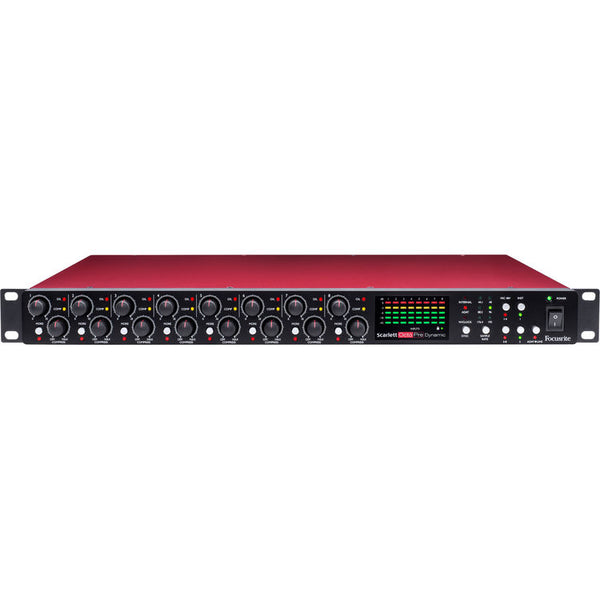 Focusrite Scarlett OctoPre Dynamic (Eight-channel mic pre with A-D/D-A conversion and analogue compression) Focusrite Scarlett OctoPre Dynamic (Eight-channel mic pre with A-D/D-A conversion and analogue compression)