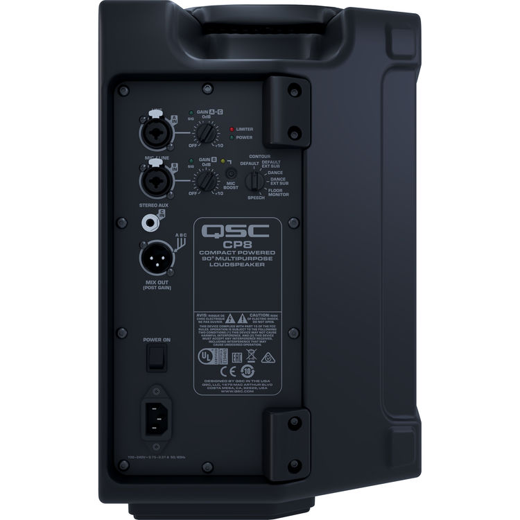 QSC CP8 有源喇叭 (8“ 1000W 輕巧型喇叭,帶 DSP) active speaker