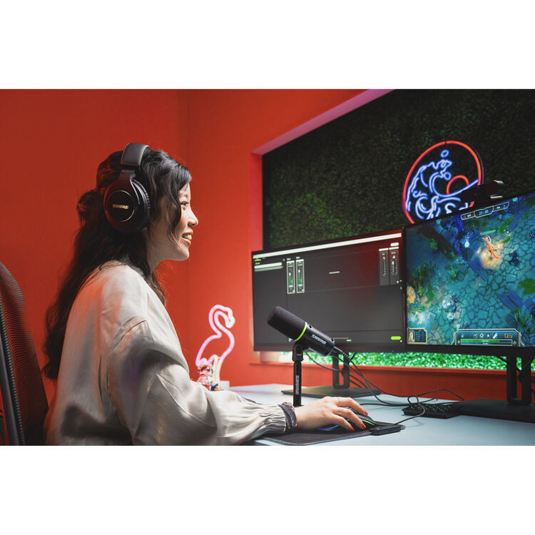 SHURE - MV6 Gaming microphone (適合:電競 / 直播 / 串流 USB) 電腦咪高峰
