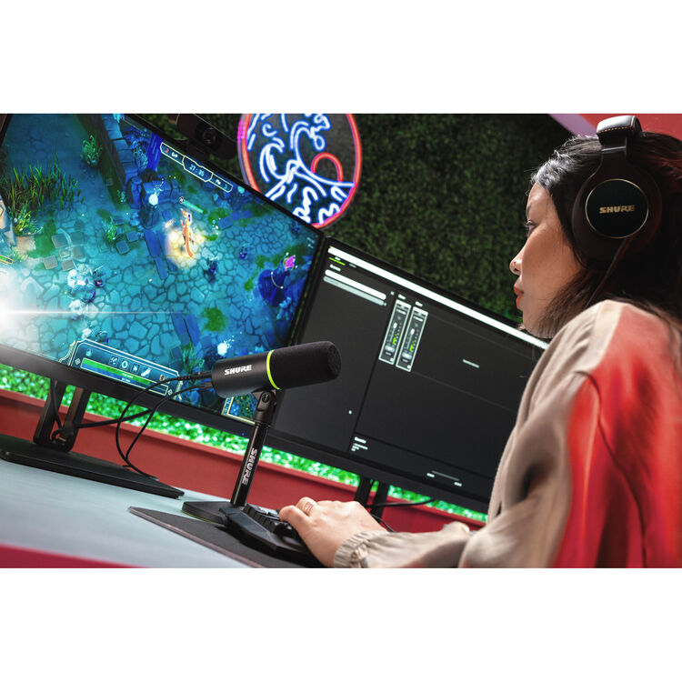 SHURE - MV6 Gaming microphone (適合:電競 / 直播 / 串流 USB) 電腦咪高峰