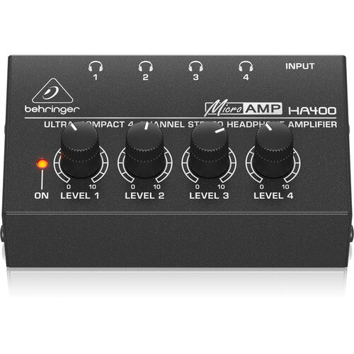 Behringer HA400 (超微型 4聲道 立體聲 耳機 放大器) stereo headphone amplifier