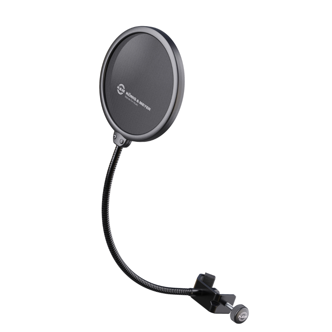K&M 23956 pop filter 德國制 雙層尼龍防噪音罩 popkiller