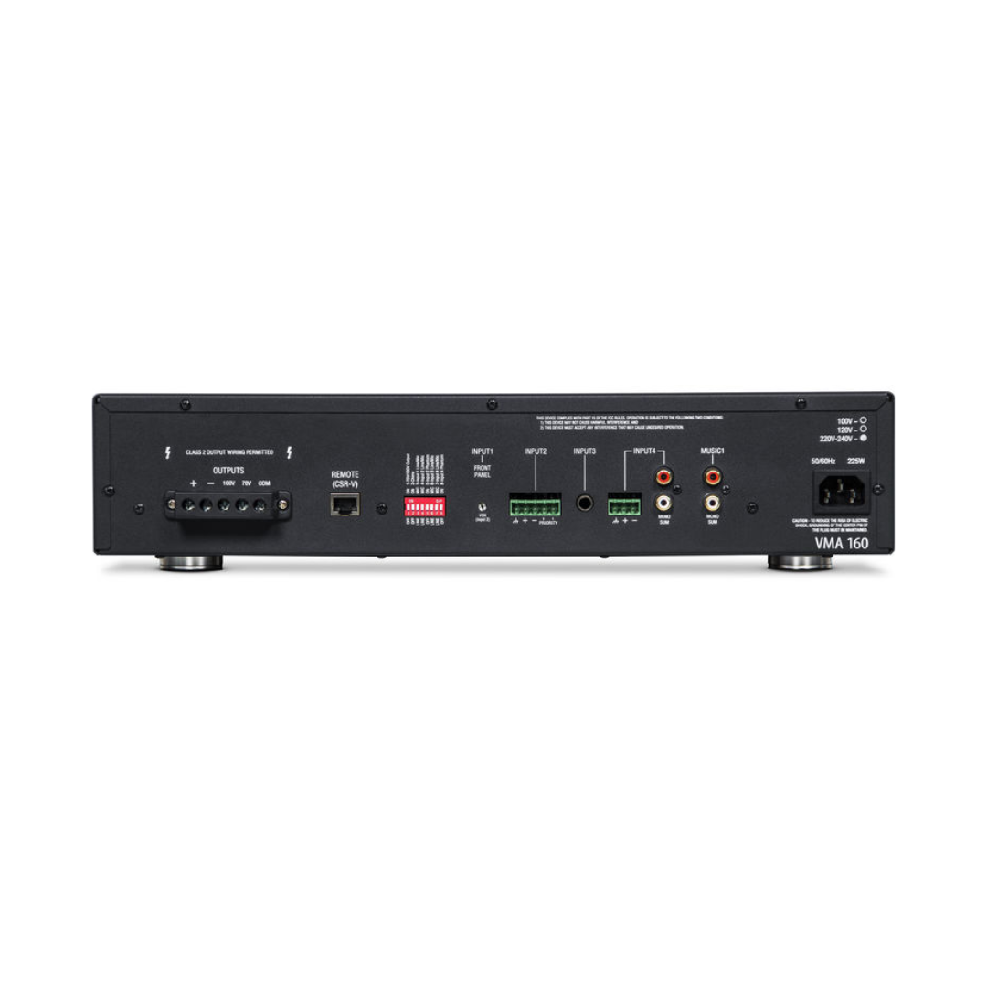 JBL VMA160 商用藍牙混音擴音機(60W / 5輸入1輸出)|藍牙串流 + USB播放 (3年香港行貨保養)