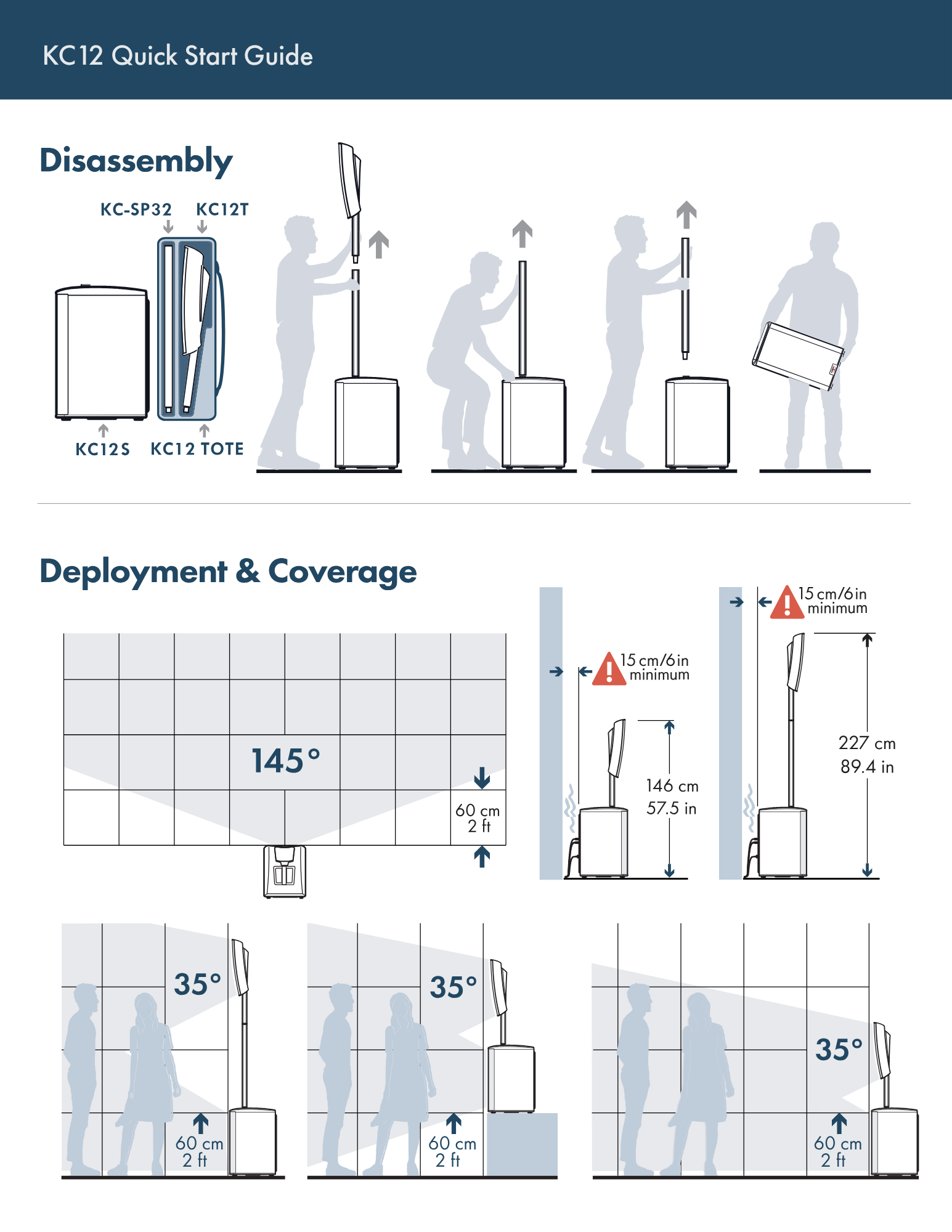 QSC KC12 (白色) 主動式 12 吋三路柱型擴音系統 帶藍牙功能 / Column speaker