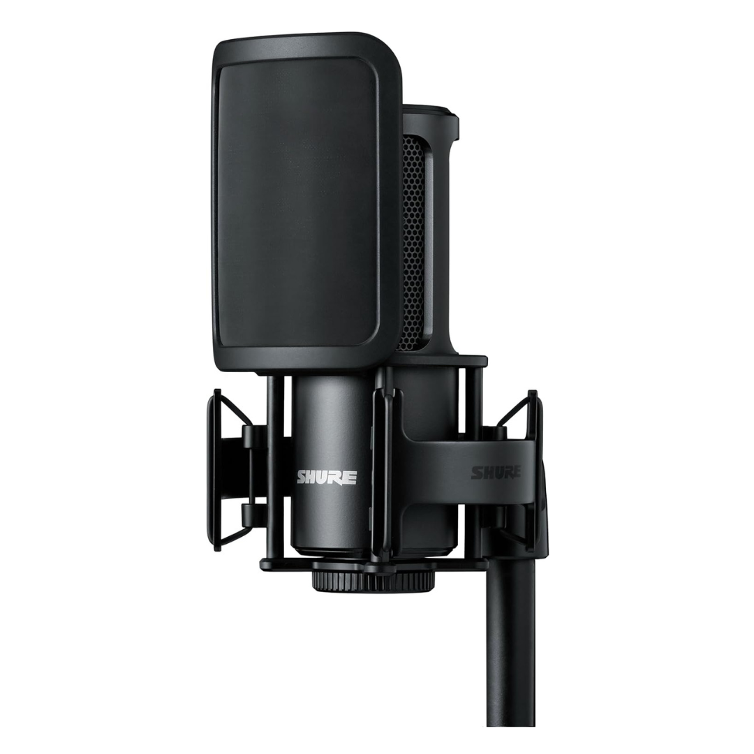 【家庭錄音套裝】Shure SM4 Studio Kit + Focusrite Scarlett Solo 錄音介面 + Shure SH-DESKTOP1 mic stand + 咪線