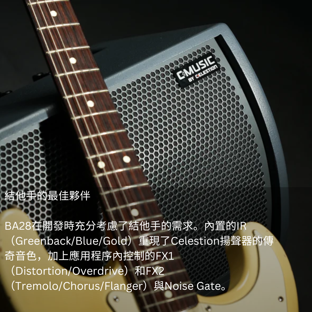C-MUSIC BA28 Busking 套裝:便攜式全功能喇叭 + 2支 U302 wireless mic