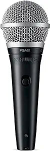 SHURE PGA48-XLR 動圈人聲咪高峰 (帶開關)