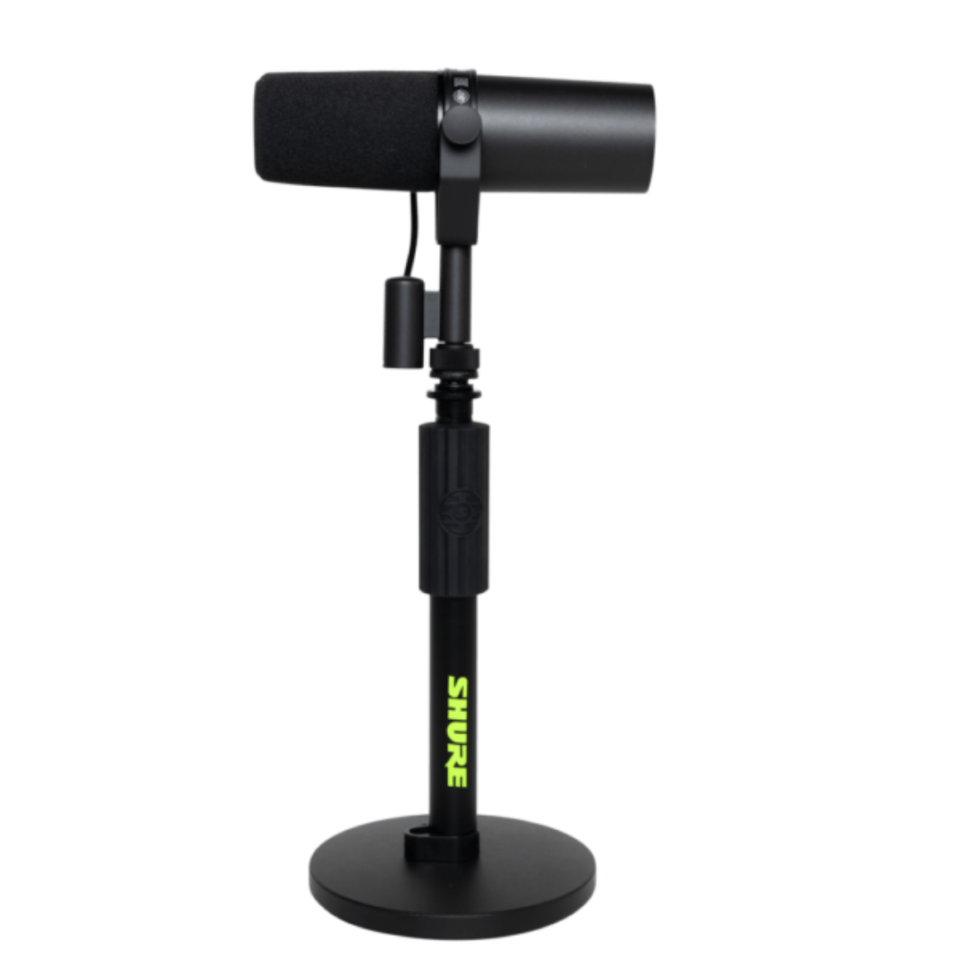 Shure (SH-DESKTOP1 ) 圓形底座桌面咪高峰架,可調高度,6 吋底座