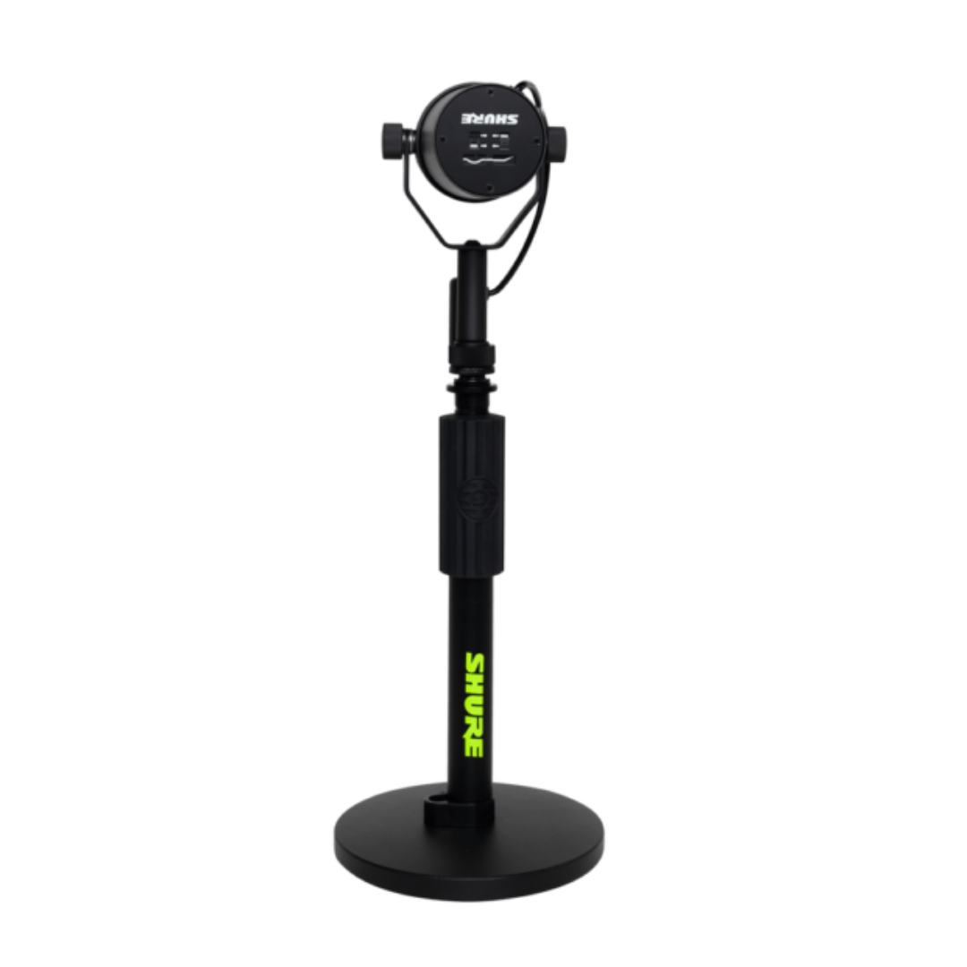 Shure (SH-DESKTOP1 ) 圓形底座桌面咪高峰架,可調高度,6 吋底座