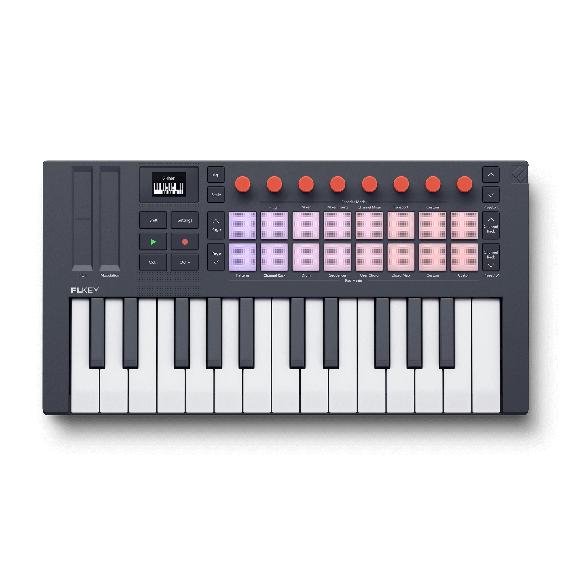 Novation FLkey Mini 25 (MK2)|FL Studio 專用 25鍵迷你 MIDI Keyboard Controller