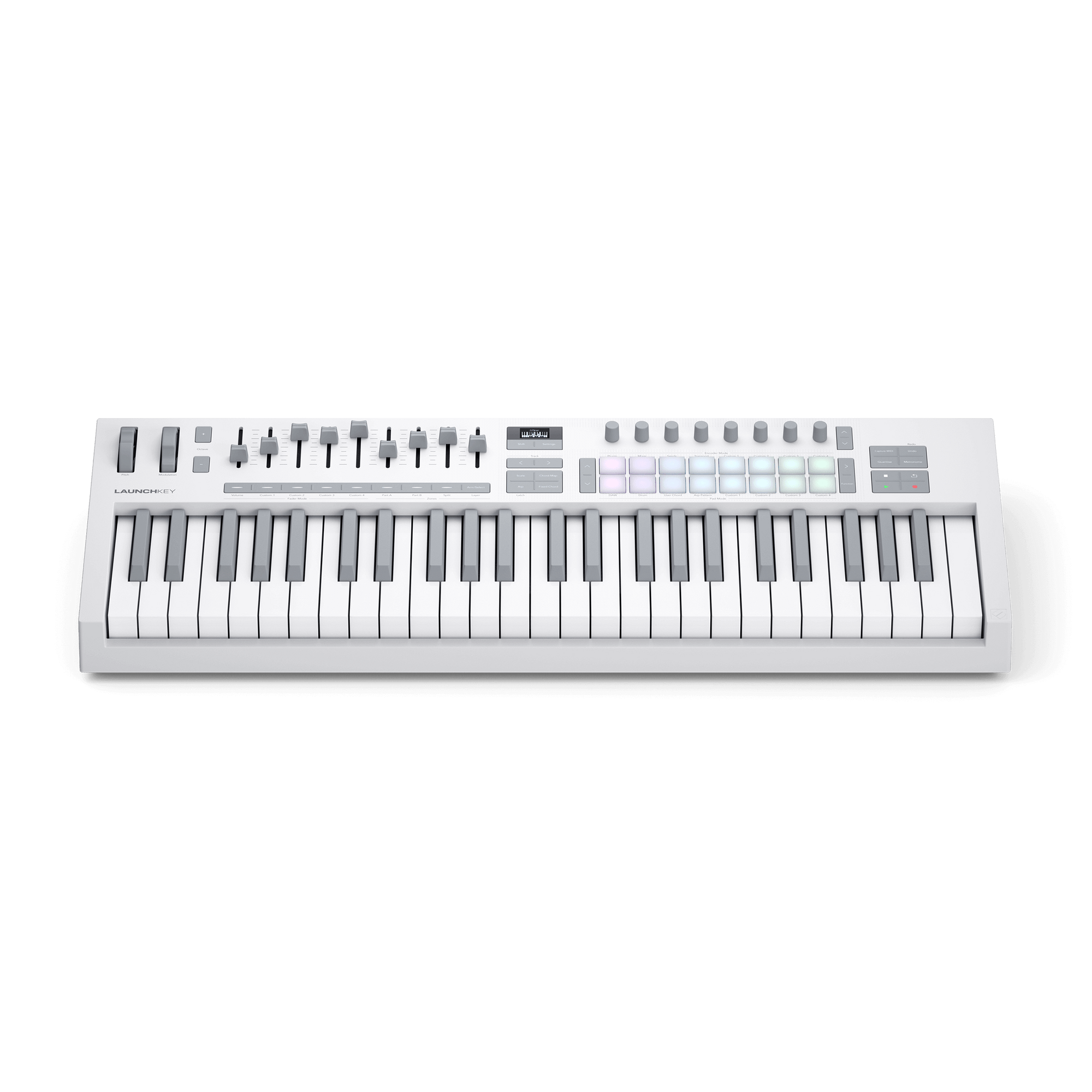 Novation Launchkey 49 MK4 White 全白版 49鍵 MIDI 控制鍵盤|支援 Ableton Live、Logic、Cubase