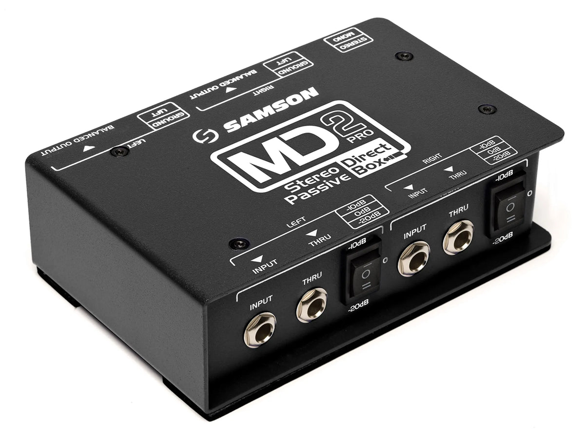 Samson MD2 Pro 立體聲被動 DI BOX
