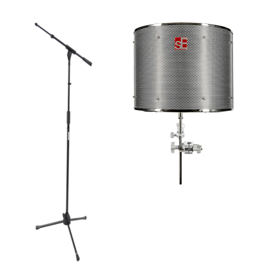 sE Electronics RF PRO 咪高峰隔音雷波擋板 套裝:包括: Shure 落地 mic stand
