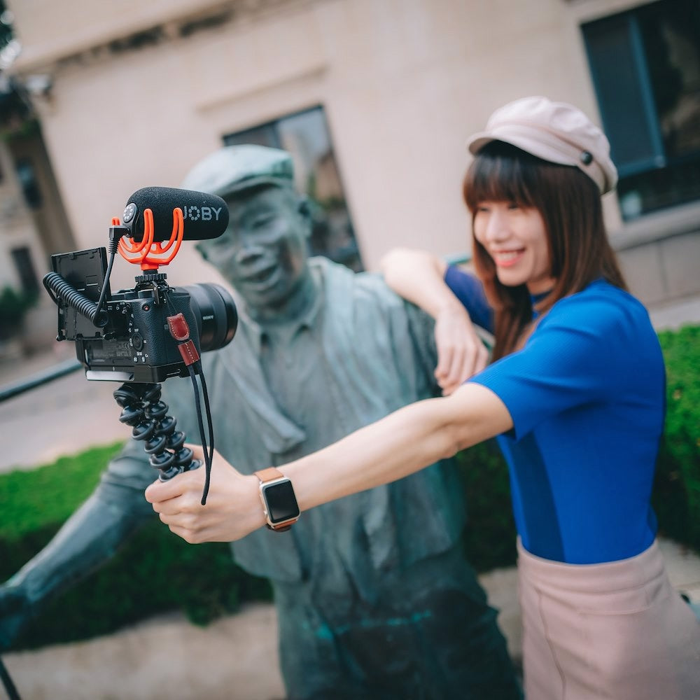 JOBY Wavo 輕便機頂拍攝咪 (JB01675-BWW) with Rycote Duo-Lyre
