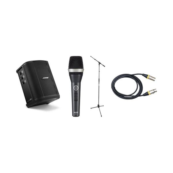 Busking 即用套裝|Bose S1 Pro+ 流動喇叭+AKG D5S 人聲咪+Shure 咪架+XLR 咪線 Busking 即用套裝|Bose S1 Pro+ 流動喇叭+AKG D5S 人聲咪+Shure 咪架+XLR 咪線