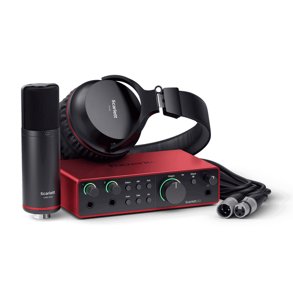 Focusrite Scarlett 2i2 Studio G4 電腦錄音套裝 (包括: 電容咪 + 2i2 interface + 軟件) Focusrite Scarlett 2i2 Studio G4 電腦錄音套裝 (包括: 電容咪 + 2i2 interface + 軟件)