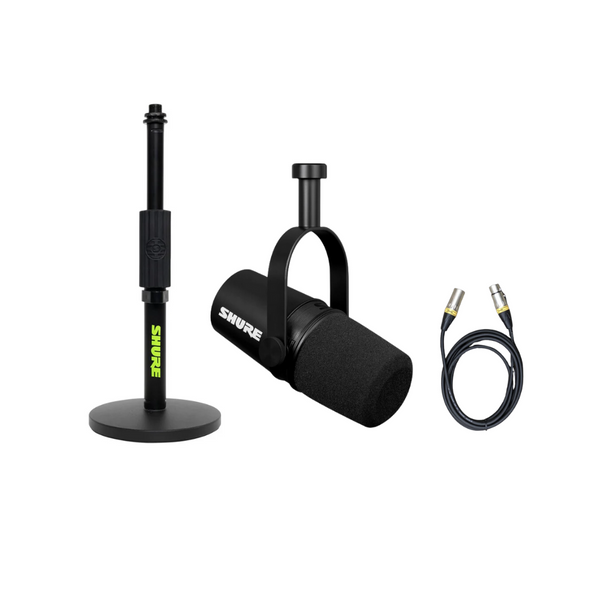 Shure SM7B 套裝,包括: Shure (SH-DESKTOP1) 圓形底座 mic stand + 咪線 Shure SM7B 套裝,包括: Shure (SH-DESKTOP1) 圓形底座 mic stand + 咪線