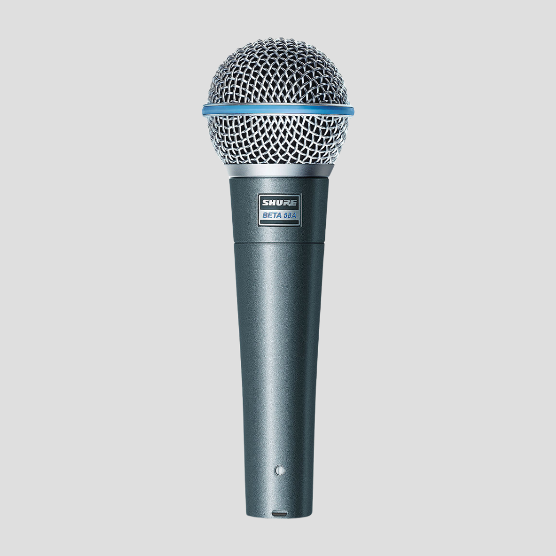 SHURE BETA 58A 動圈人聲咪 + 5米專業XLR咪線套裝|舞台Live/K房演唱即插即唱組合