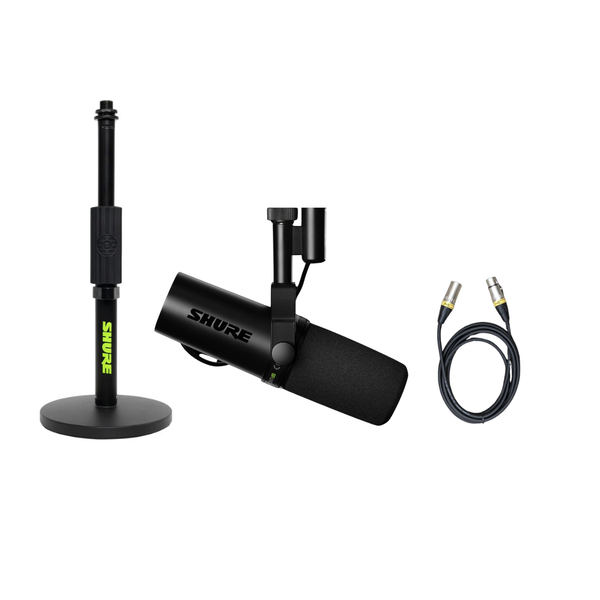 Shure SM7dB 套裝, 包括: Shure (SH-DESKTOP1) 圓形底座 mic stand + 咪線 Shure SM7dB 套裝, 包括: Shure (SH-DESKTOP1) 圓形底座 mic stand + 咪線