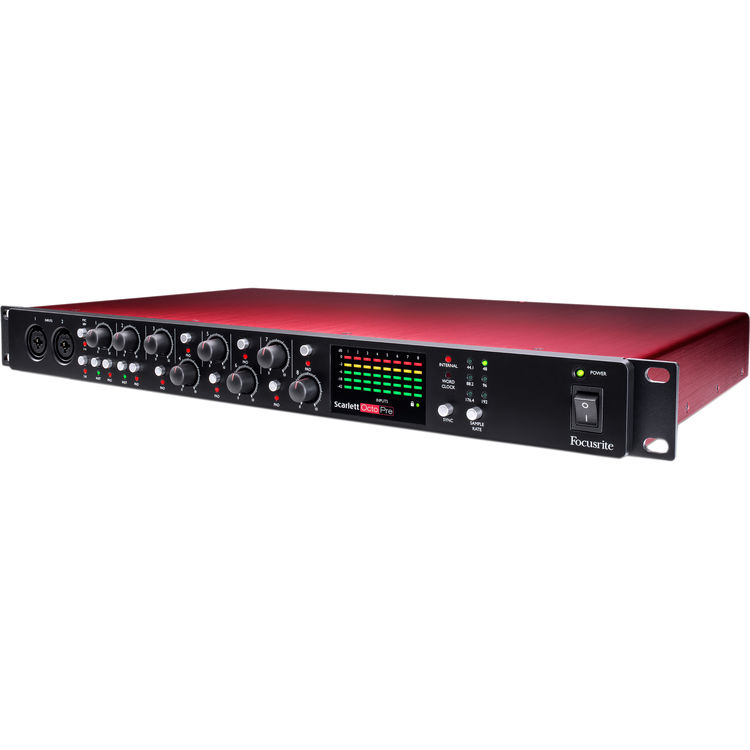 Focusrite Scarlett OctoPre: Rackmount 8-Channel Mic Preamp