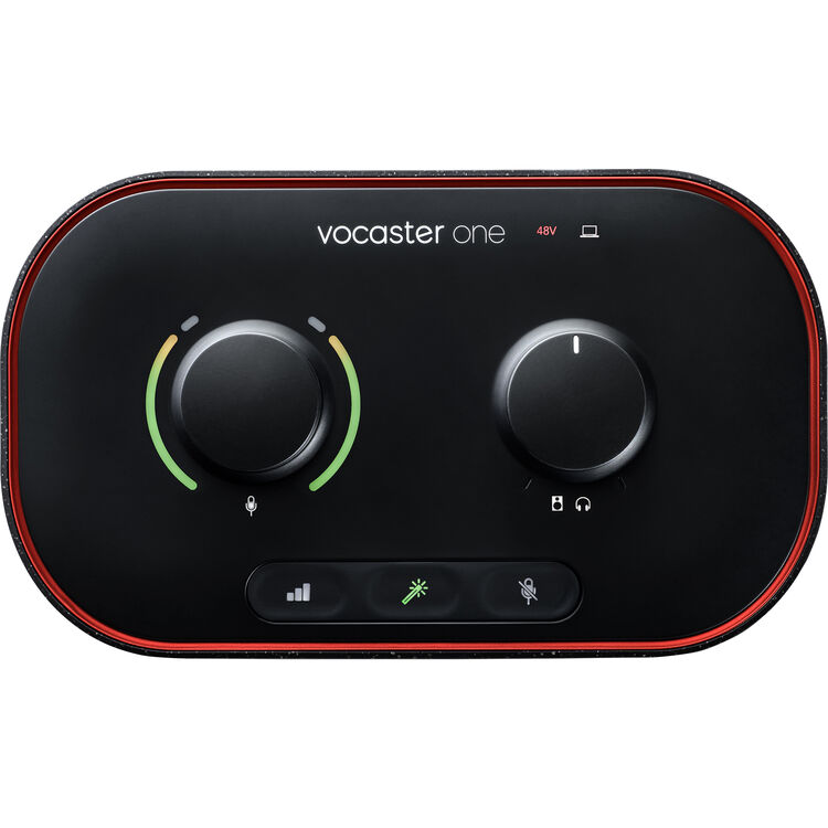 Focusrite Vocaster One Studio 播客錄音套件 - 專業音頻創作的最佳選擇 (Podcast)