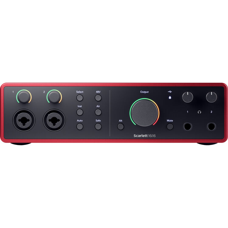 Focusrite Scarlett 16i16 Audio and MIDI Interface with USB-C (4th Gen)