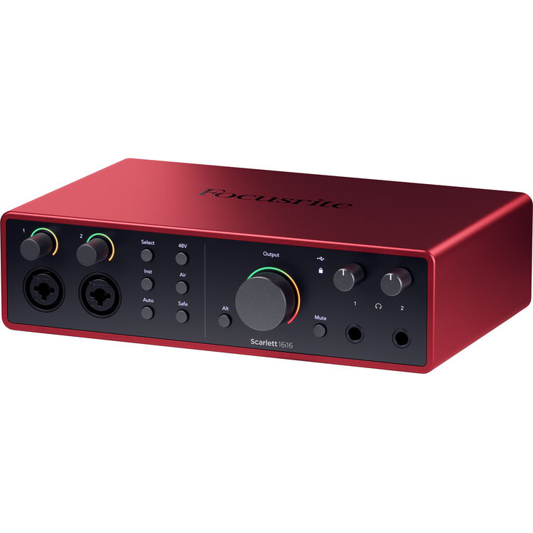 Focusrite Scarlett 16i16 Audio and MIDI Interface with USB-C (4th Gen)