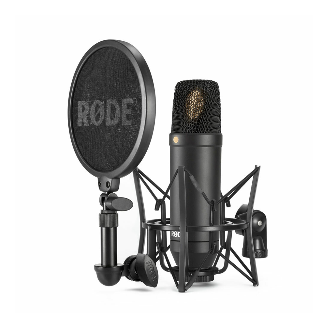 RØDE NT1 Kit 電容式咪高峰套裝｜連 Pop Filter＋Shock Mount，適合人聲與 Home Recording