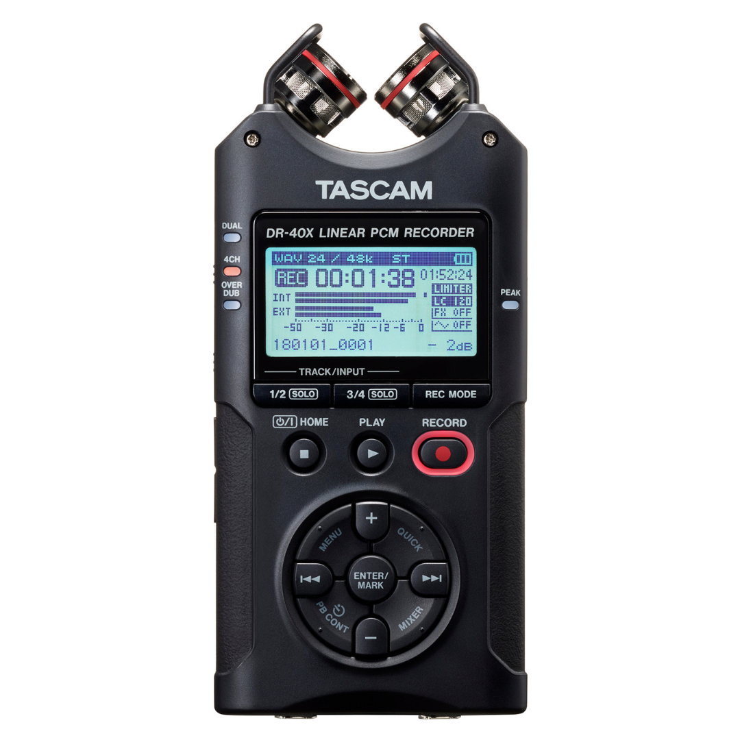 Tascam DR-40X 四軌便攜錄音器 ＋USB 音頻介面