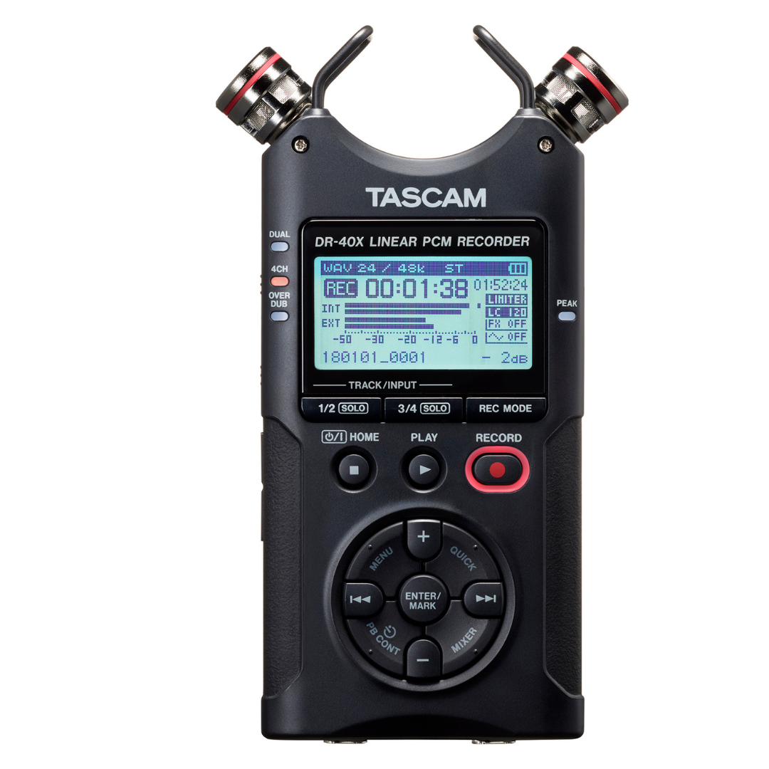 Tascam DR-40X 四軌便攜錄音器 ＋USB 音頻介面