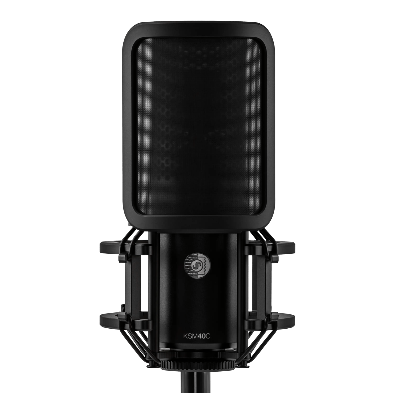 Shure KSM40C 大振膜心形拾音 電容咪高峰（附 Shock Mount 及 Magnetic Pop Filter）