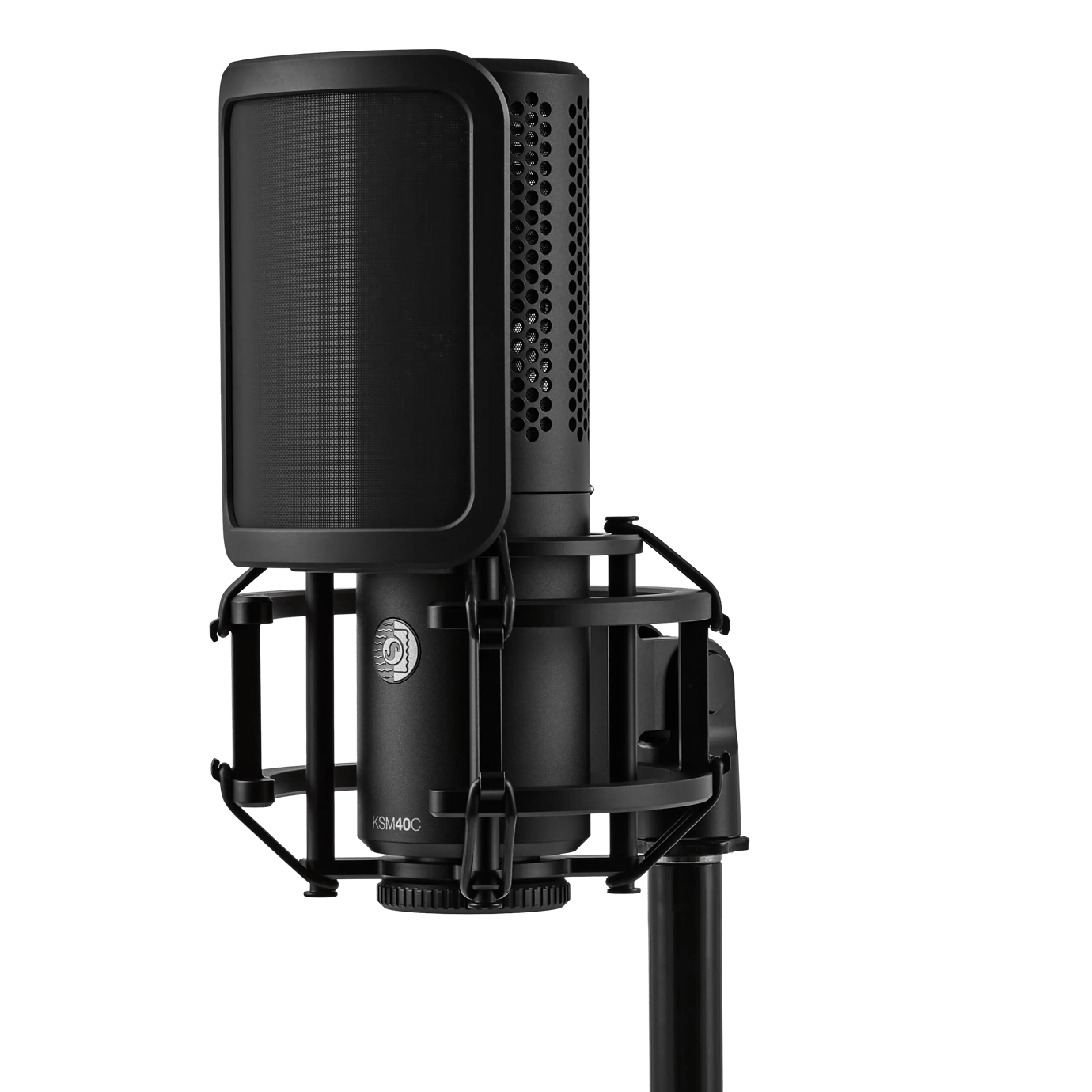 Shure KSM40C 大振膜心形拾音 電容咪高峰（附 Shock Mount 及 Magnetic Pop Filter）