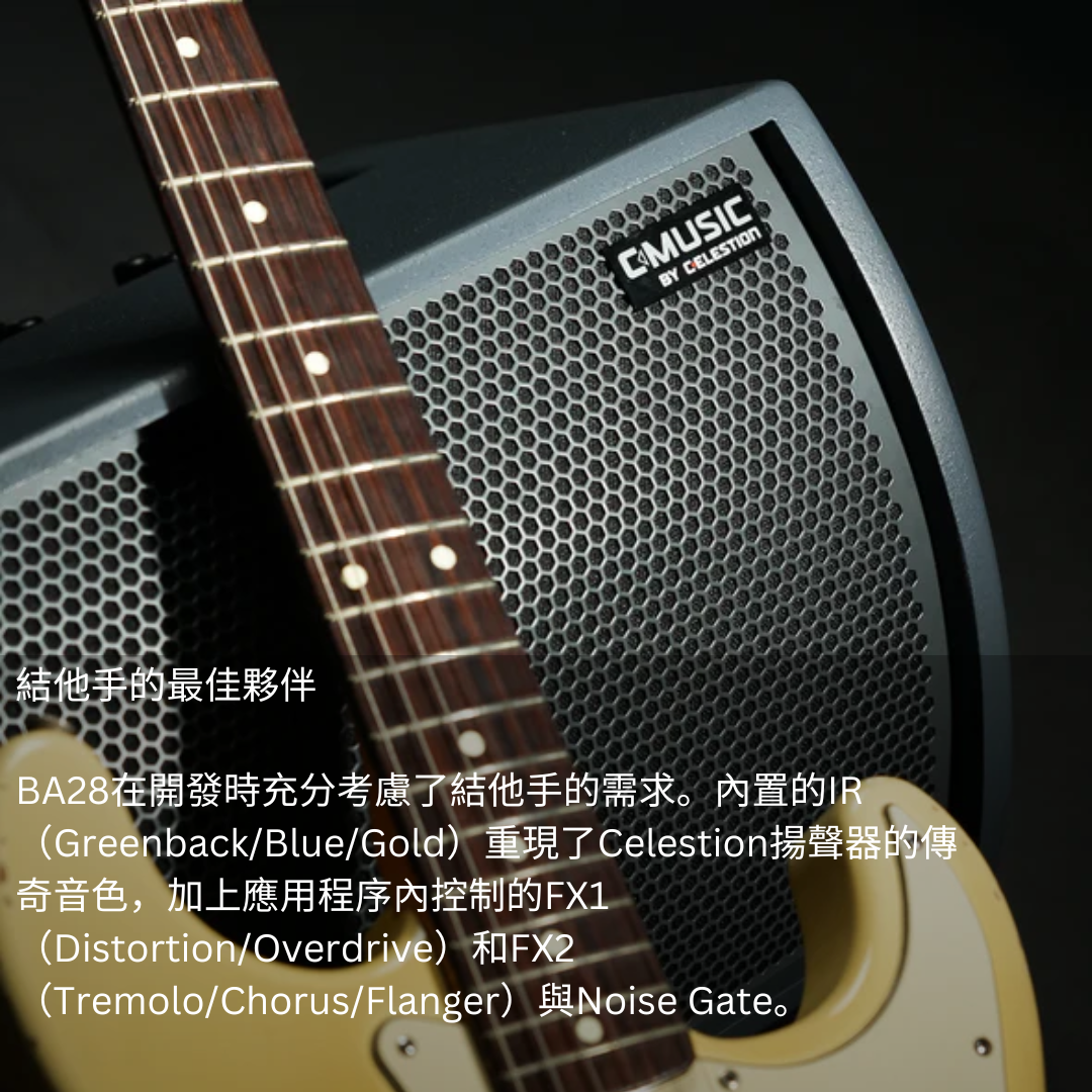 C-MUSIC BA28 Busking 套裝：便攜式全功能喇叭 + 2支 U302 wireless mic