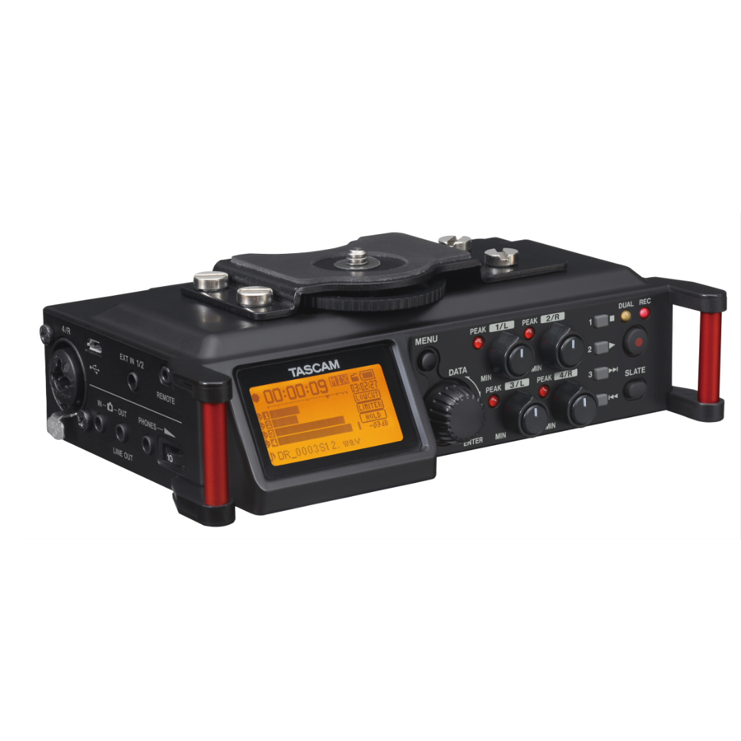 TASCAM DR-70D 四軌音頻現場錄音機及混音器