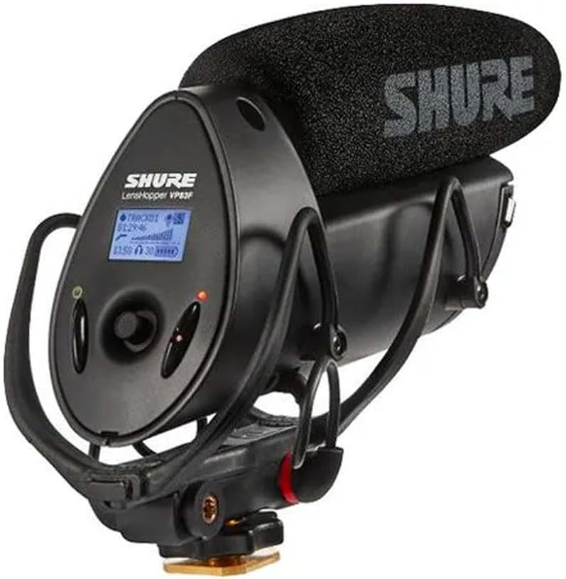 Shure VP83F LensHopper™ 相機安裝式指向性咪高峰，內置閃存錄音功能