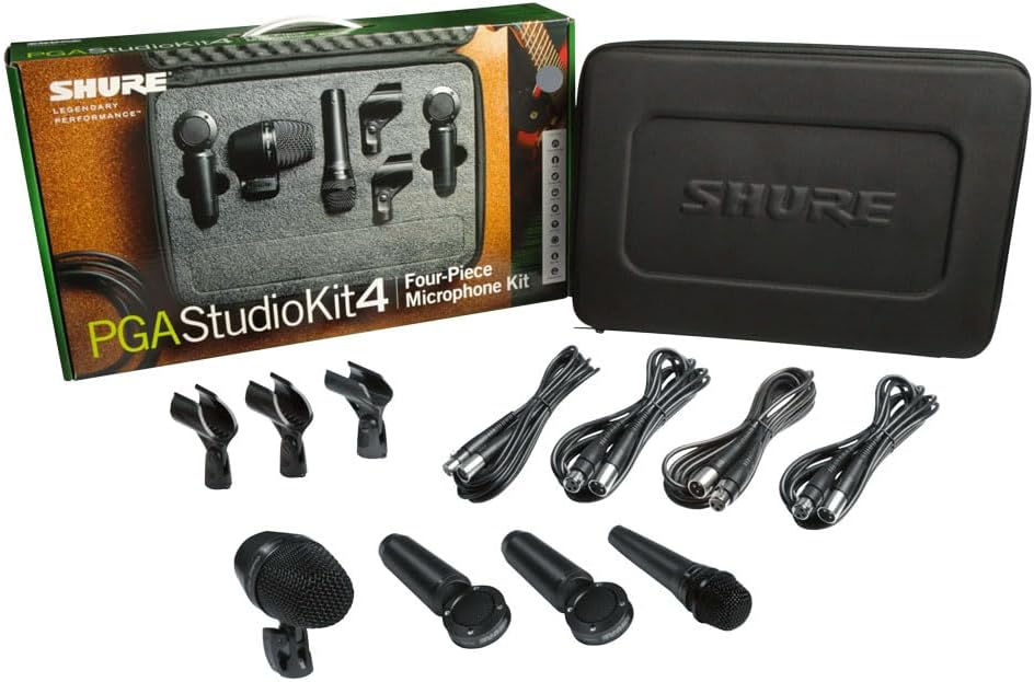 Shure PGASTUDIOKIT4 四件套錄音室咪高峰套裝 (鼓咪)