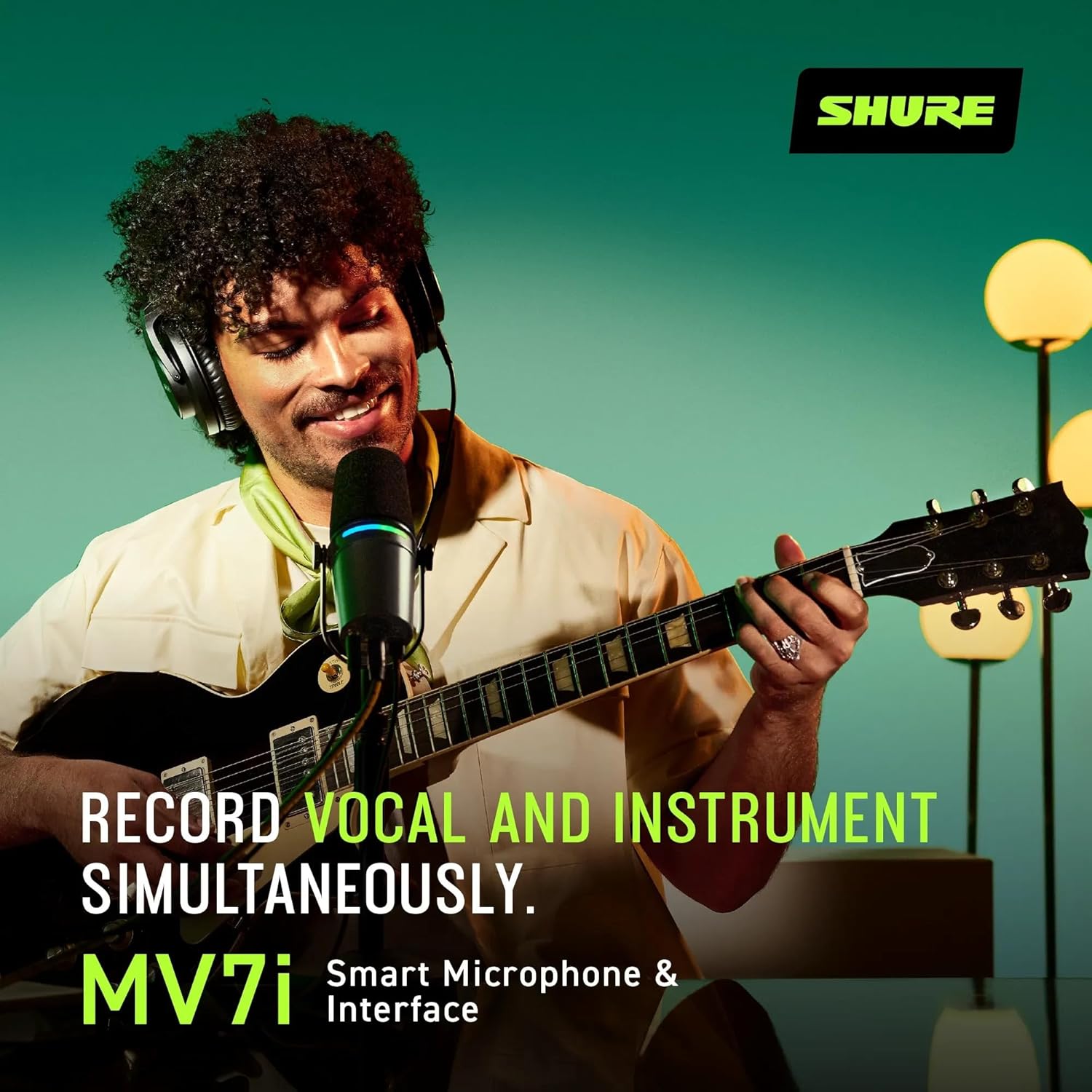 Shure MV7i 智能雙通道錄音咪高峰