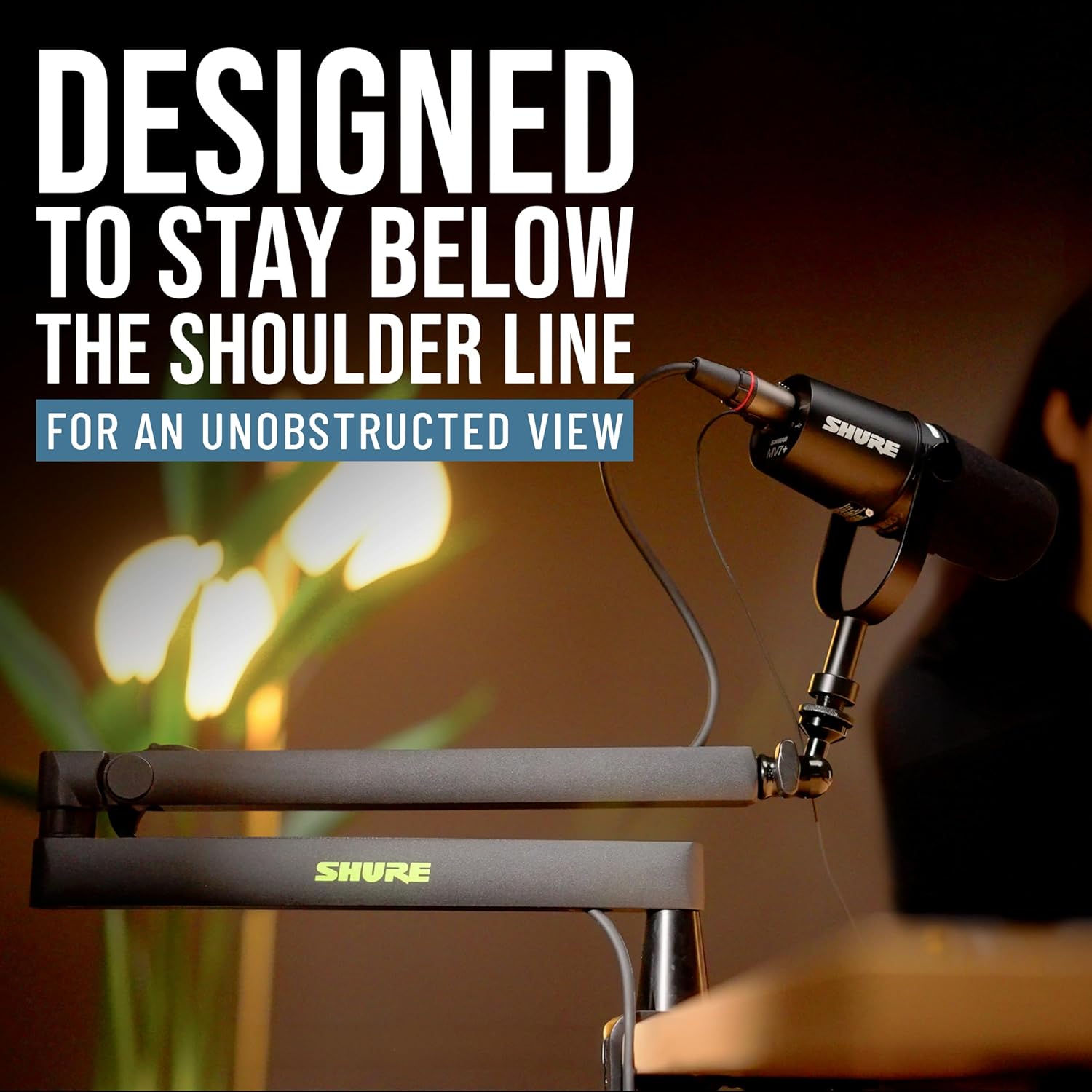 Shure SH‑BROADCAST2 – 桌面咪高峰支臂（Boom Arm)