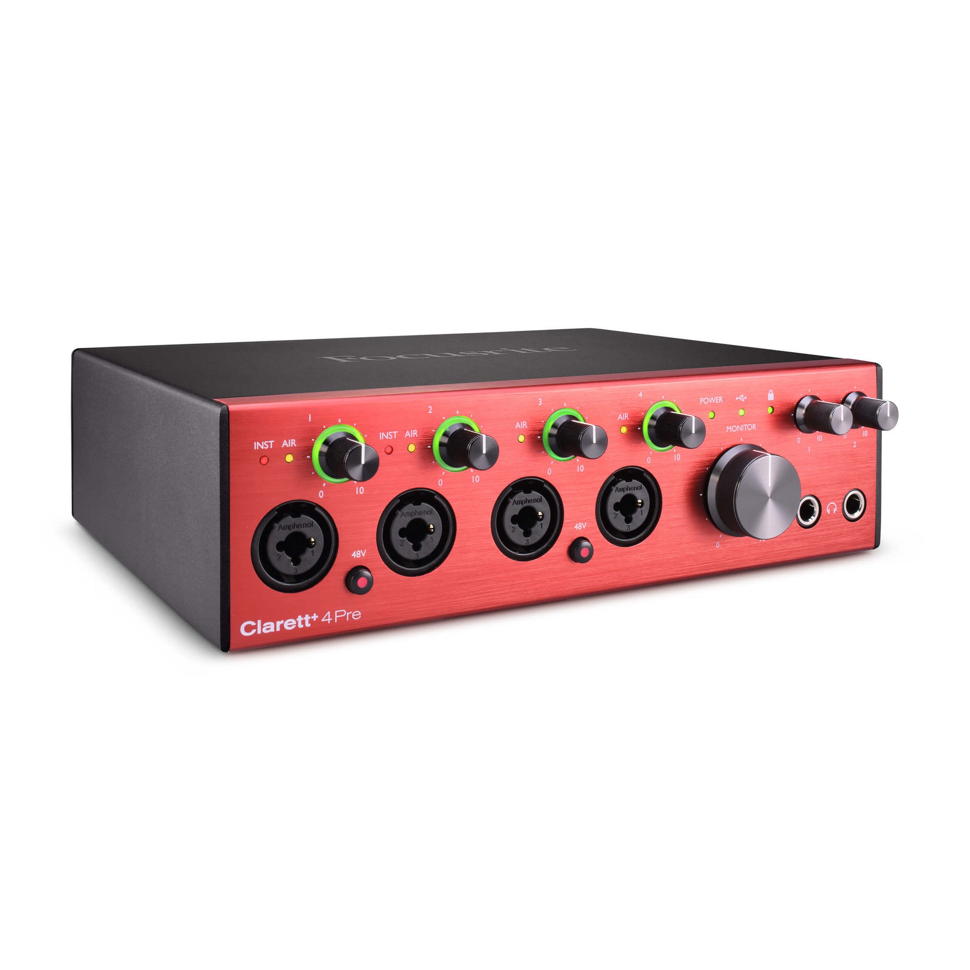 Focusrite Clarett+ 4Pre (18-in/8-out audio interface) 電腦錄音界面