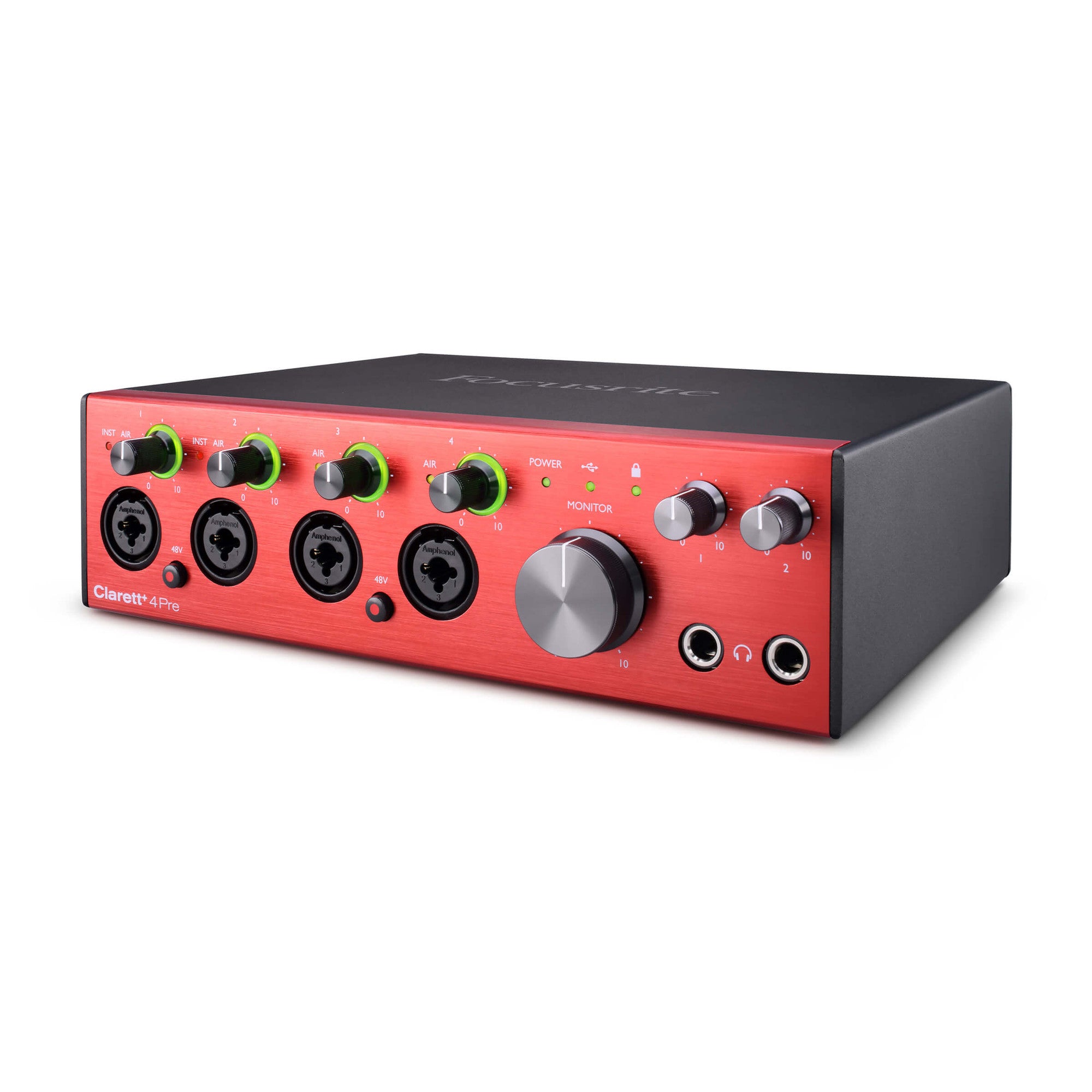 Focusrite Clarett+ 4Pre (18-in/8-out audio interface) 電腦錄音界面