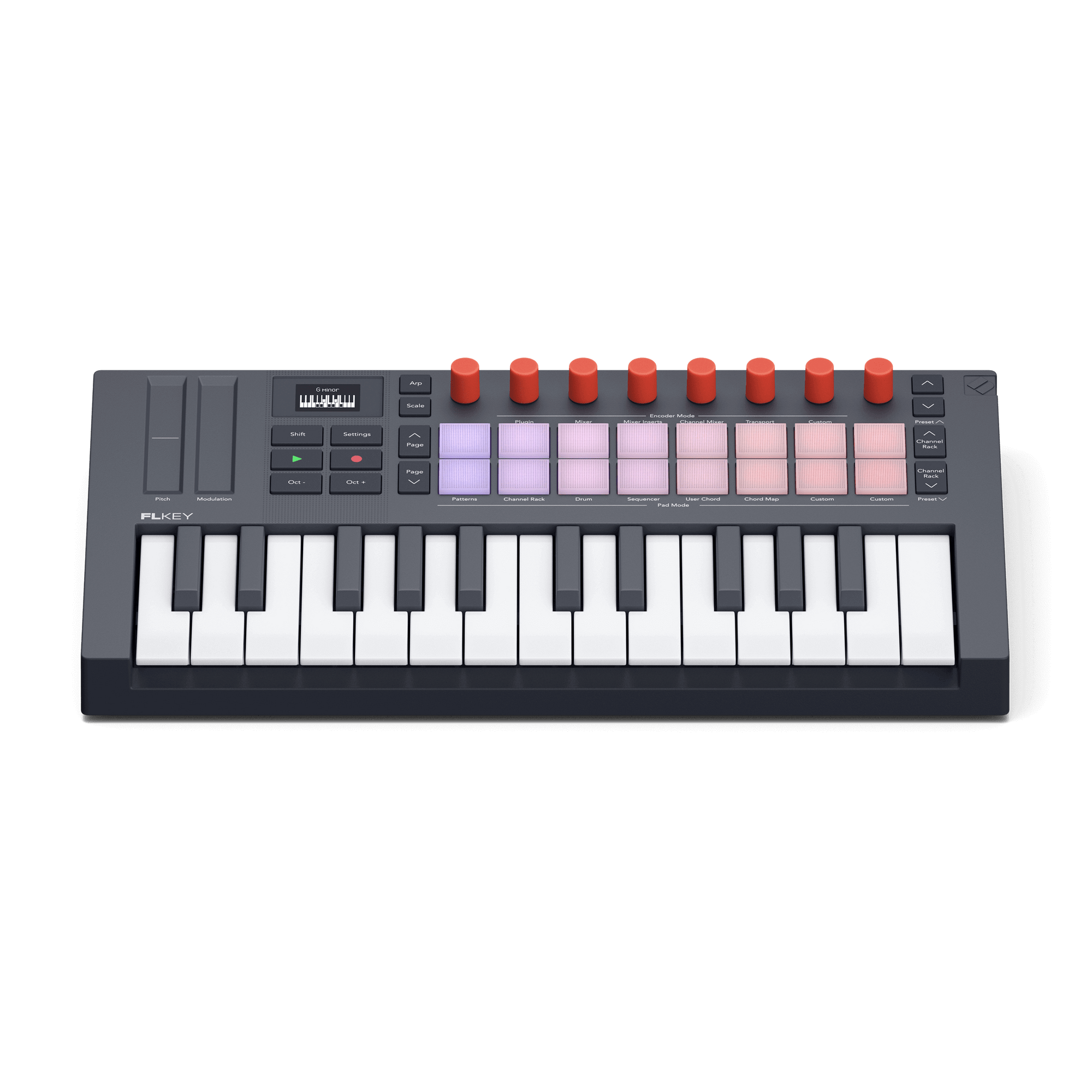 Novation FLkey Mini 25 (MK2)｜FL Studio 專用 25鍵迷你 MIDI Keyboard Controller