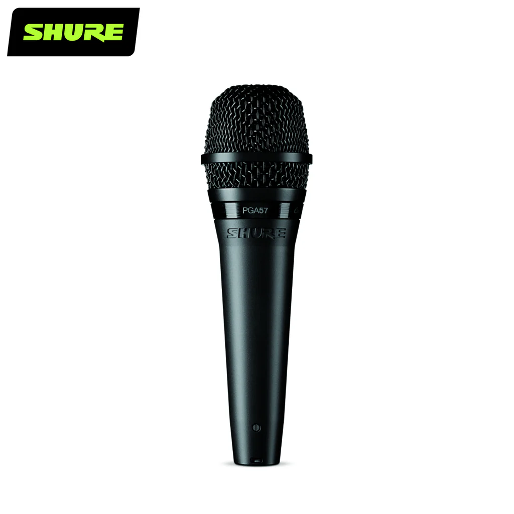 Shure PGA57-XLR 心形動圈樂器咪高峰｜附 4.57m XLR 線、咪高峰支架轉接器及收納袋