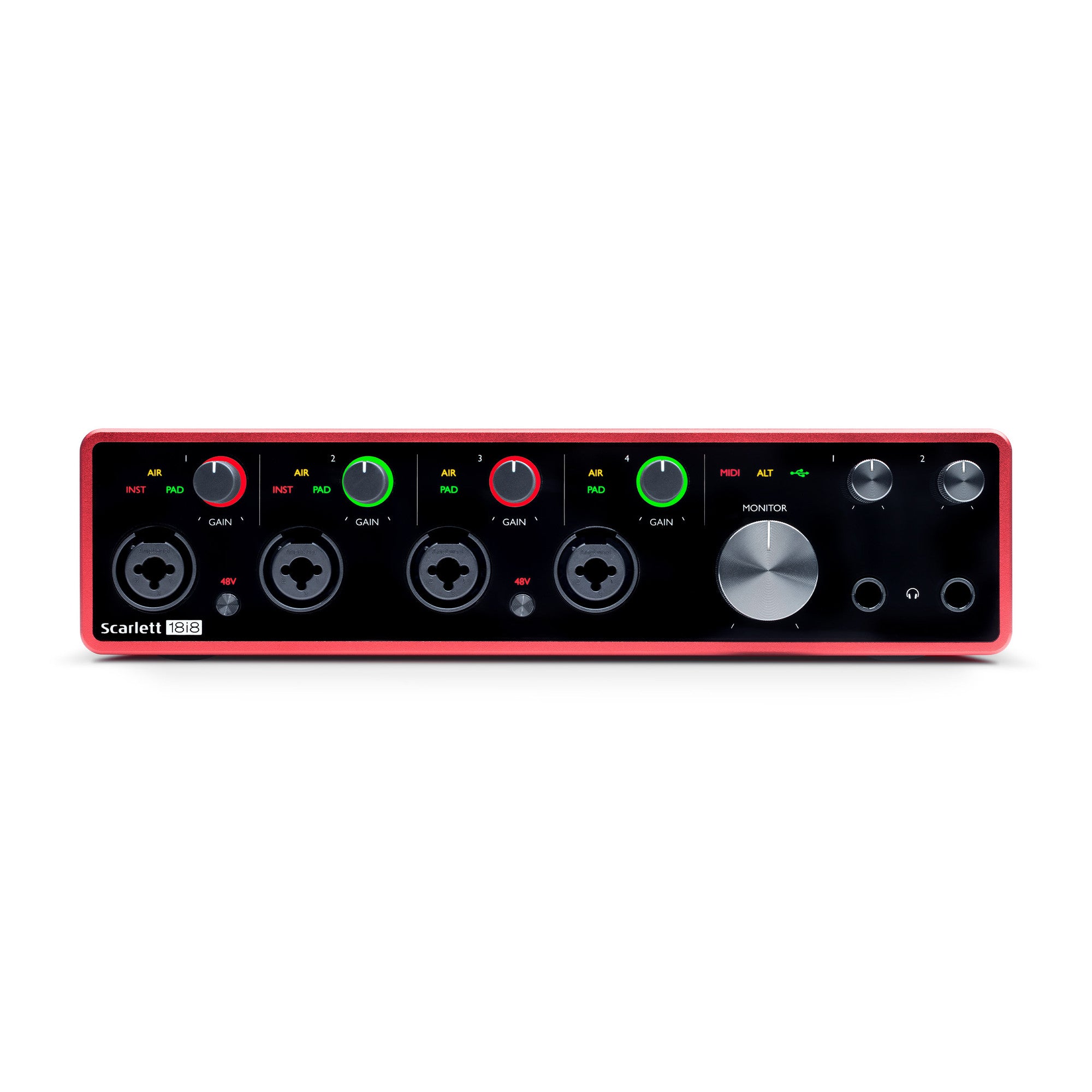 Focusrite Scarlett 18i8 3rd generation USB audio interface (18-in,8-out) 電腦錄音界面