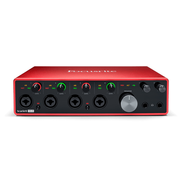 Focusrite Scarlett 18i8 3rd generation USB audio interface (18-in,8-out) 電腦錄音界面