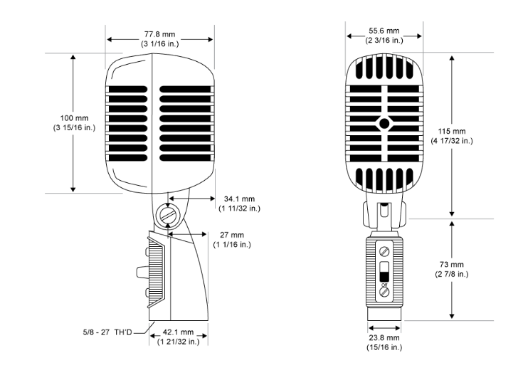 Shure 55SH Series II 經典 Unidyne 舞台咪高峰
