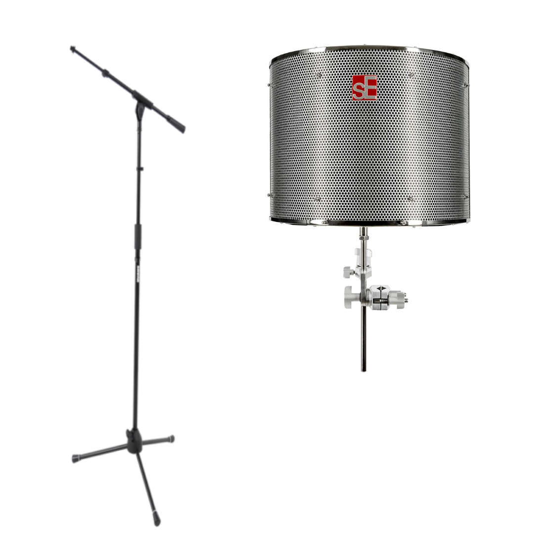 sE Electronics RF PRO 咪高峰隔音雷波擋板 套裝：包括: Shure 落地 mic stand