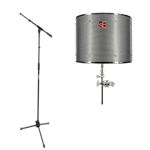 sE Electronics RF PRO 咪高峰隔音雷波擋板 套裝：包括: Shure 落地 mic stand