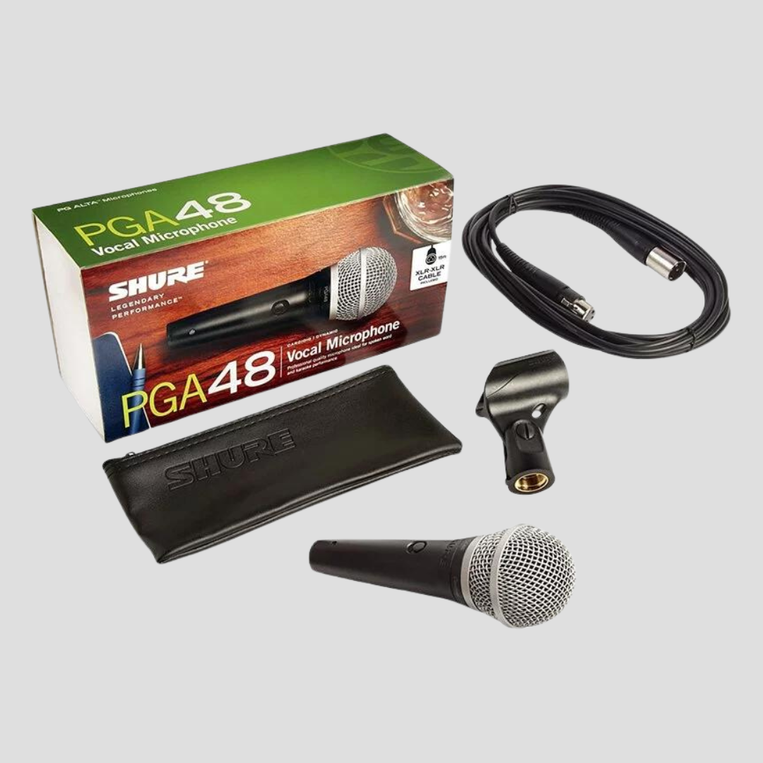 SHURE  PGA48-XLR 動圈人聲咪高峰【香港行貨】