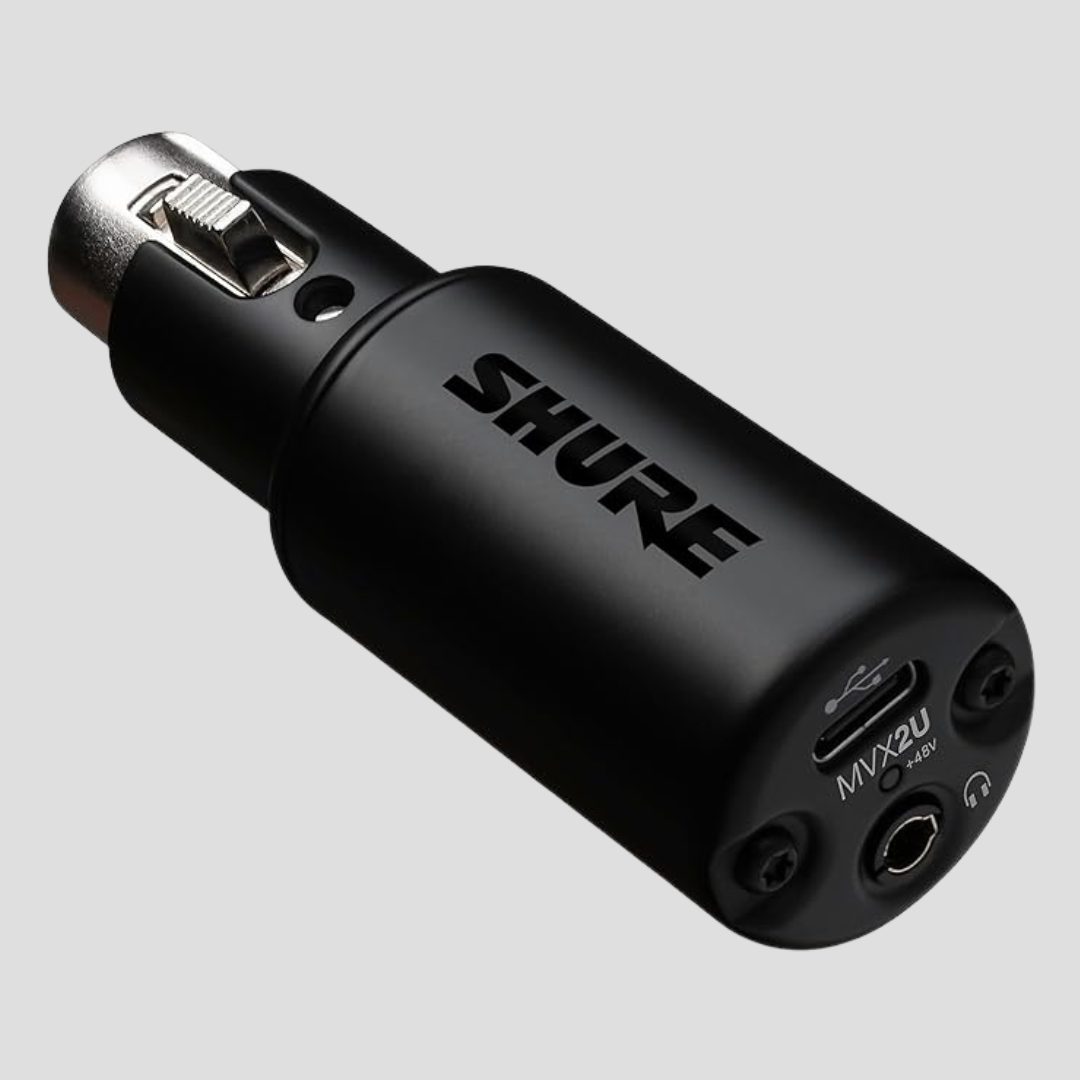 SHURE - SHU-MVX2U (XLR 到 USB 咪高峰轉換器) MVX2U