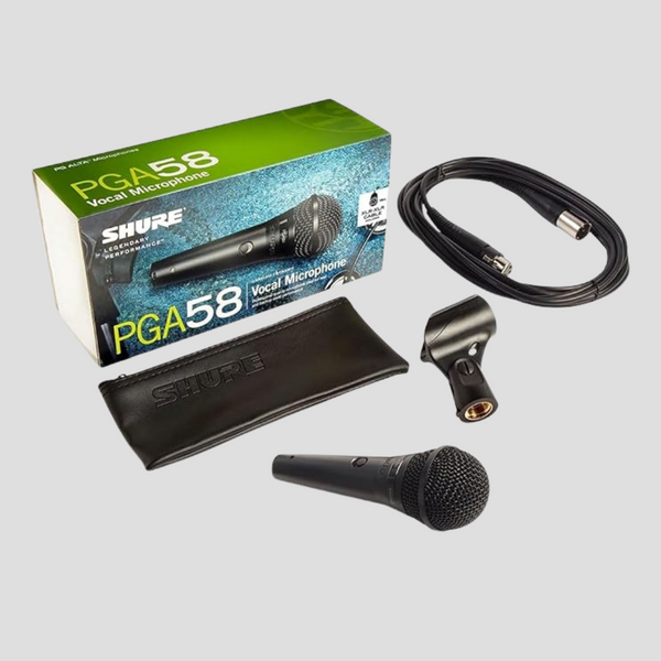 SHURE PGA58-XLR 動圈人聲咪高峰【香港行貨】